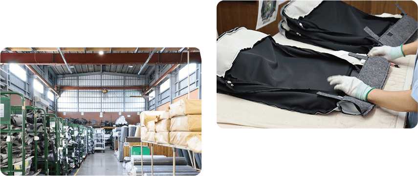 宮城県栗原市若柳の縫製工場からお届けします