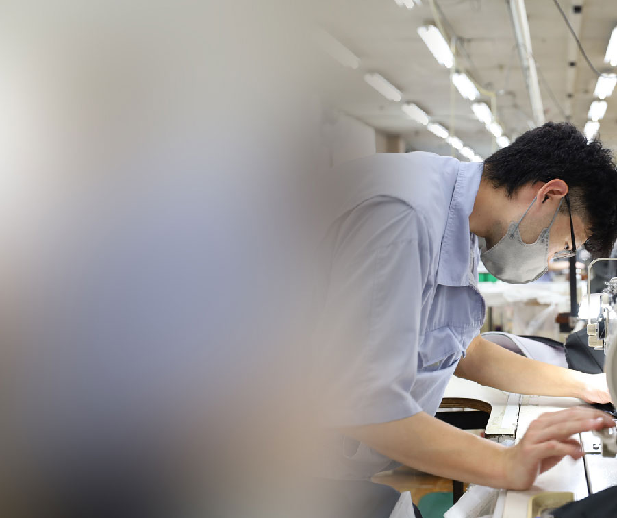 まごころ込めた縫物づくり。